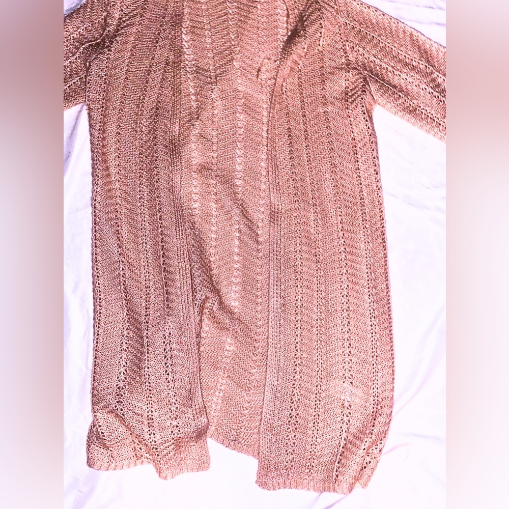 Long, long sleeved cardigan